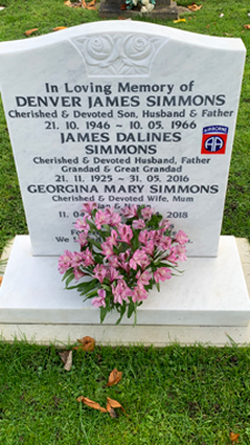 James Dalines Simmons 504th PIR Company E (Source: Chris Rollestone) 