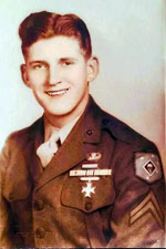Sgt Walter J Kazikowski - Co A 1st Marine Parachute Reg.
In Apr 44 I, 3rd Bn, 26th Marines, 5th Marine Div (Source: B Jeffries)