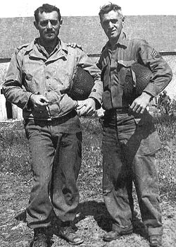 307th AEB - 1/Lt Albert Cappa(Left) & Sgt Arthur Cappa (Right)in England pre D-Day