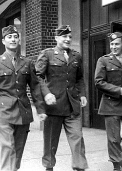 307th AEB - Cpl E.Q.Siddall (Center) in Atlanta GA  on 14 Oct 1943
