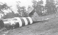 D-Day 319th GFAB B Battery Glider Crash (Courtesy: Dr Al Nigl)