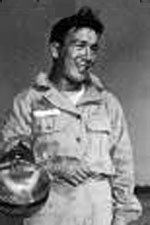 Cpl George Whitewater - fought at Corregidor - 462nd PFAB  (Source: FAG)