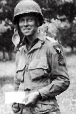 2/Lt James L Diel (received battlefield commission picture is of him while S/Sgt Co E) - KIA  Company A