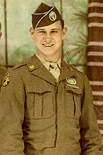 Pvt Claude L Edwards - (POW Stalag 12 - escaped from a train)