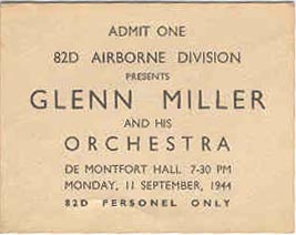 Ticket to Glenn Miller Show