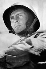 Sgt Henry O Hansen - 2nd Battalion - Co E - 28th/5th  One of the six Marines who raised 
		  the first American flag on Mount Surabachi on Iwo Jima, February 23, 1945, 
		  and photographed by Lou Lowery.  