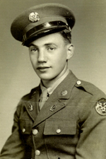 Pvt John J Caccese - Company C -(Source: Michele Pintarch - niece )