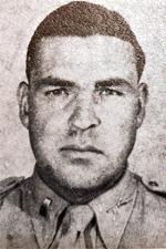 1/Lt Bartley E Hale  1Sgt 504 D OCS in Apr 43, then assigned to 507th  O-1318426(Courtesy: B Jeffries)