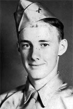 Pvt Ralph D Atwood -  Crash and fire on a night parachute mission at Ft. Benning. (Courtesy: B Jeffries)